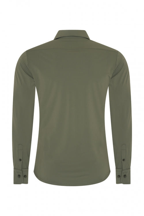 Deep Depth glans blouse