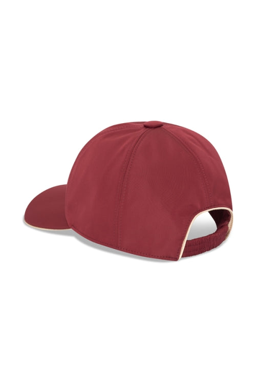 Microfibre Cap - Burgundy