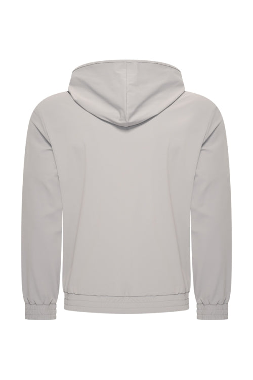 Elephant grey travel hooded jacket