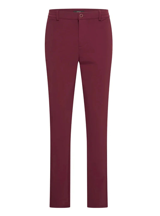 Burgundy travel pantalon