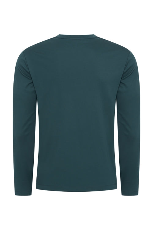 Teal Blue shiny Longsleeve