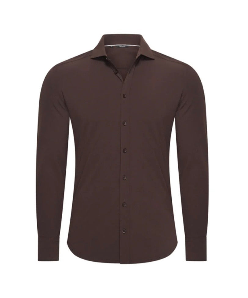 Espresso glans blouse