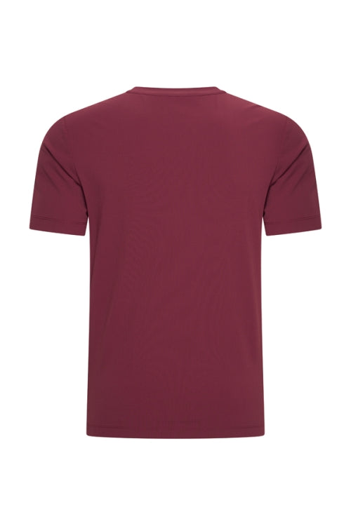Burgundy glans T-shirt