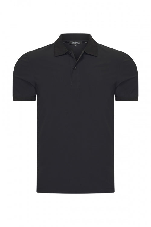 Black glans polo