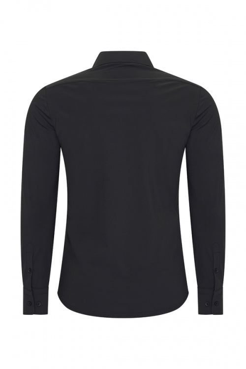 Black shine blouse