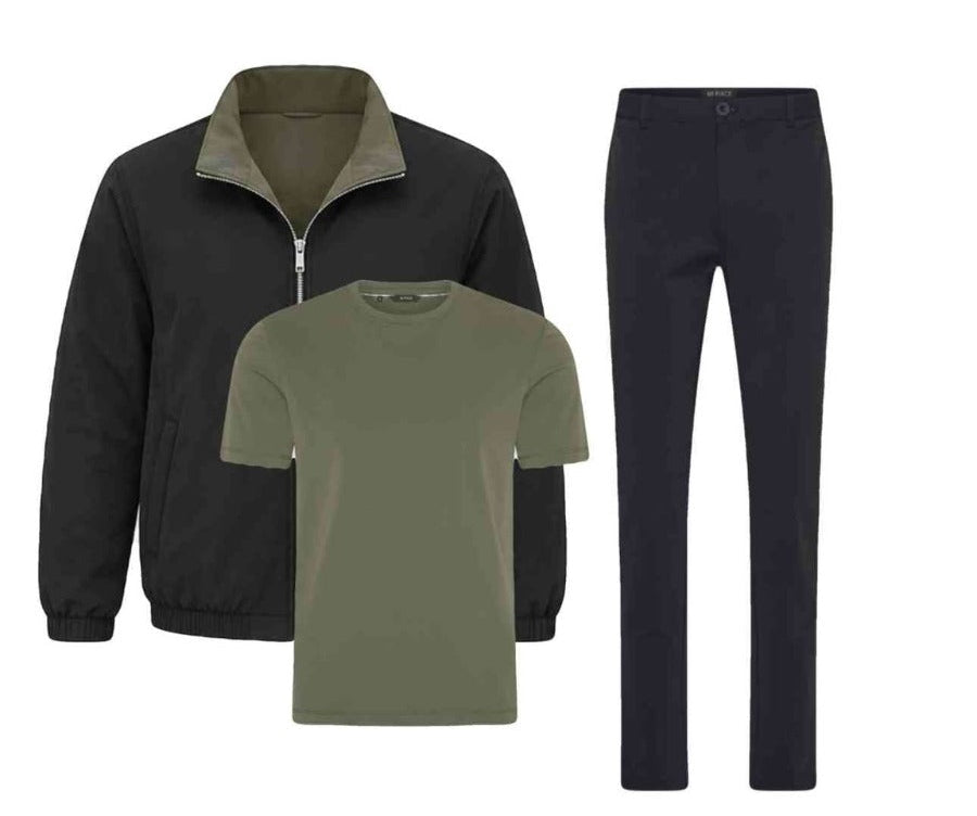 Black & olive bundle - jacket