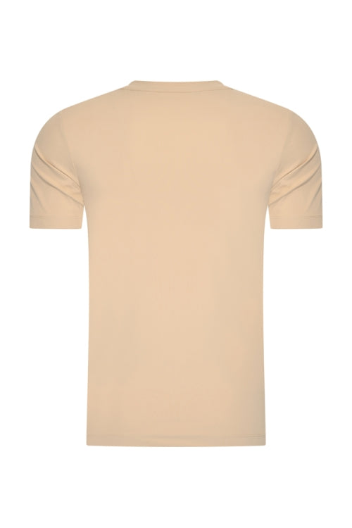 Beige shiny T-shirt