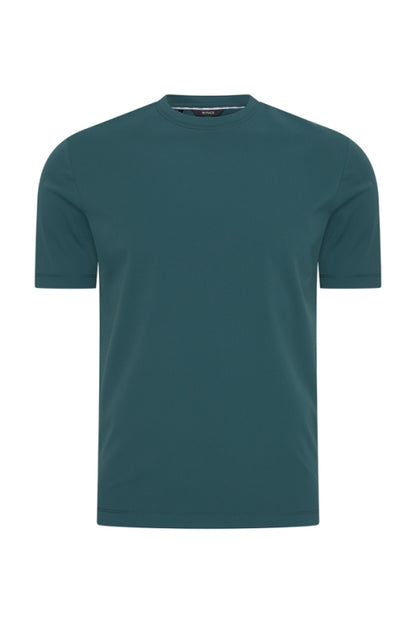Teal Blue shiny T-shirt