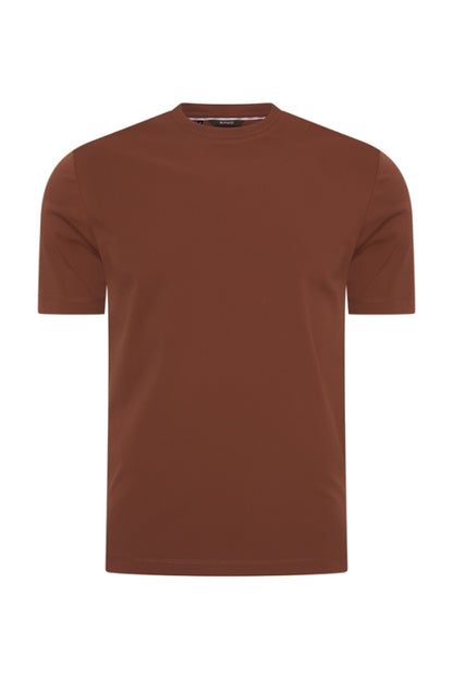 Brown stone shiny T-shirt
