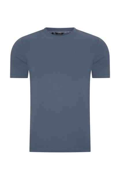 Cloud blue shiny T-shirt