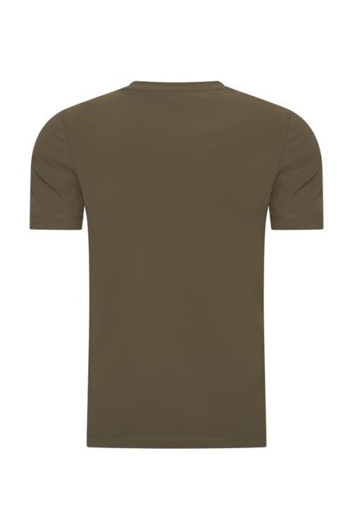Olive shiny T-shirt