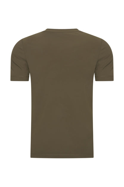 Olive shiny T-shirt