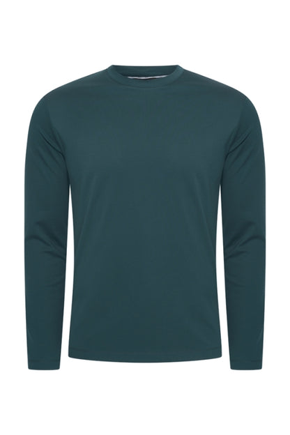 Teal Blue shiny Longsleeve