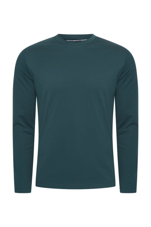 Teal Blue shiny Longsleeve