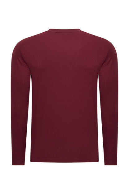 Burgundy glans Longsleeve