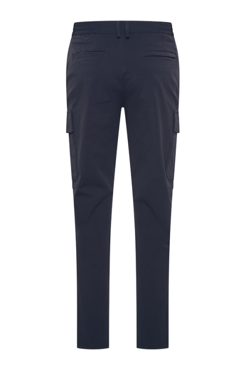 Navy travel straight cargo pantalon