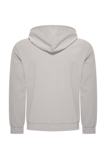 Elephant grey hooded jacket