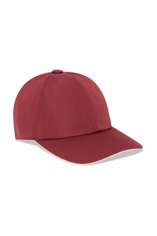 Microfibre Cap - Burgundy