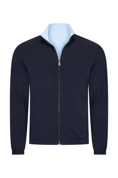 Navy & light blue re-versible jacket