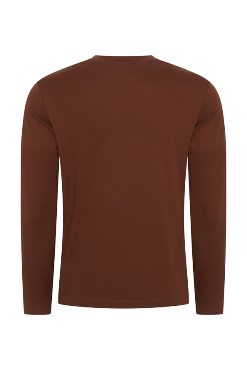 Brown stone shiny Longsleeve