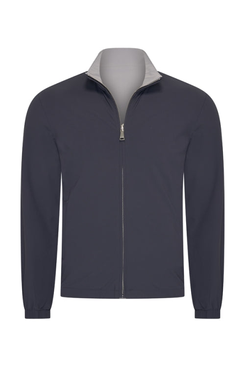 Elephant grey & dark grey re-versible jacket