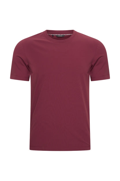 Burgundy glans T-shirt