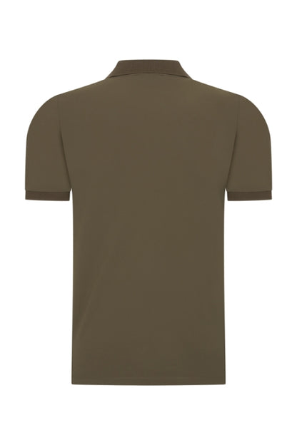 Olive shiny polo