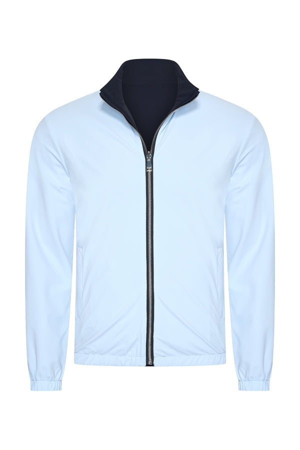 Navy & light blue re-versible jacket