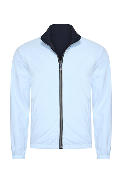 Navy & light blue re-versible jacket