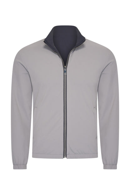Elephant grey & dark grey re-versible jacket