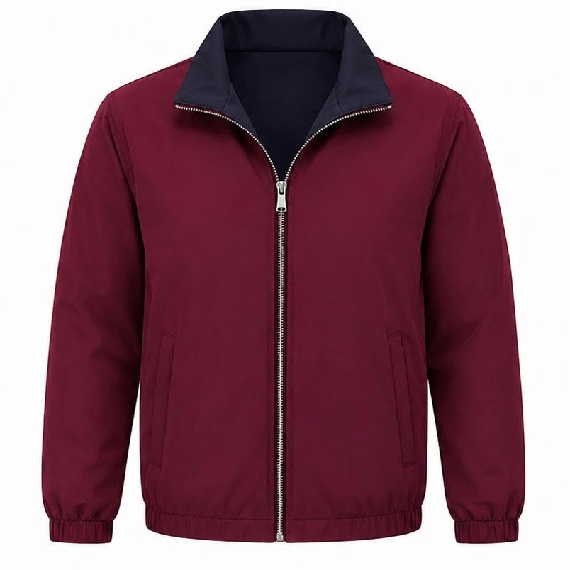 Navy & Burgundy Re-versible Jacket