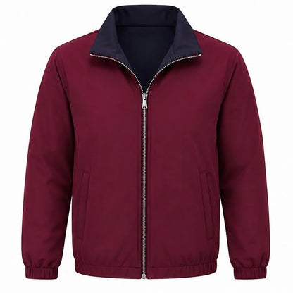 Navy & Burgundy Re-versible Jacket