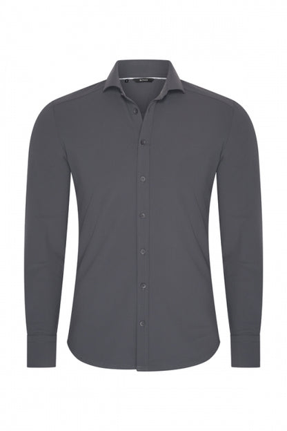 Dark grey glans blouse