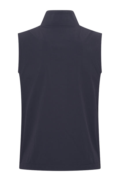 Navy & dark grey re-versible gilet