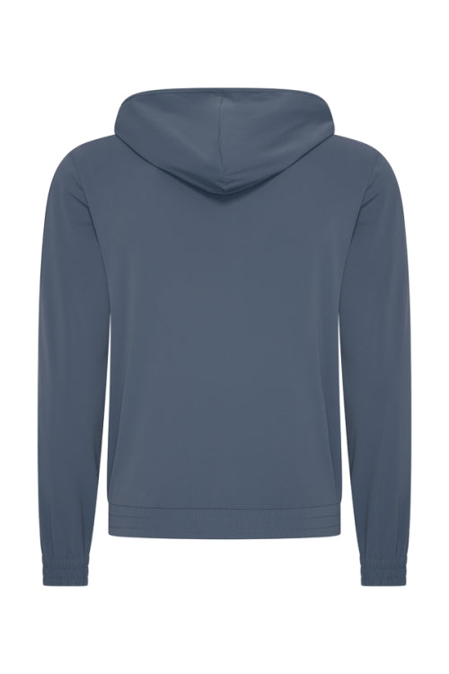 Cloud blue hooded jacket