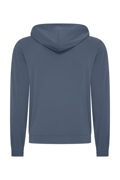 Cloud blue hooded jacket