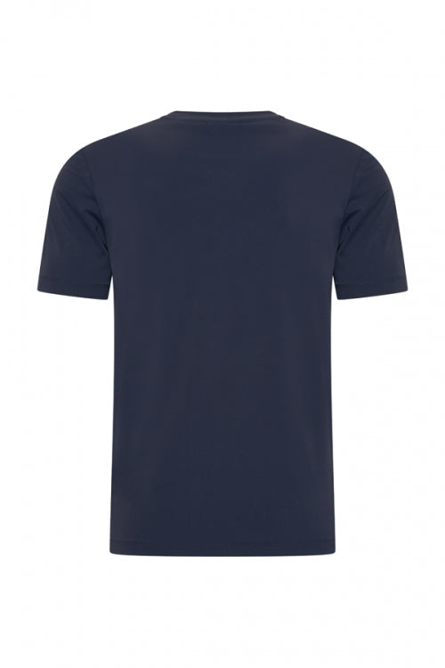 Navy shiny T-shirt