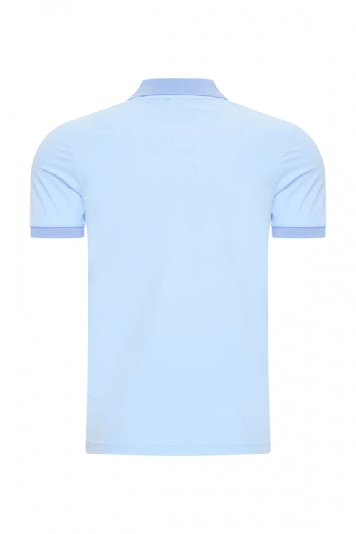 Light blue glans polo