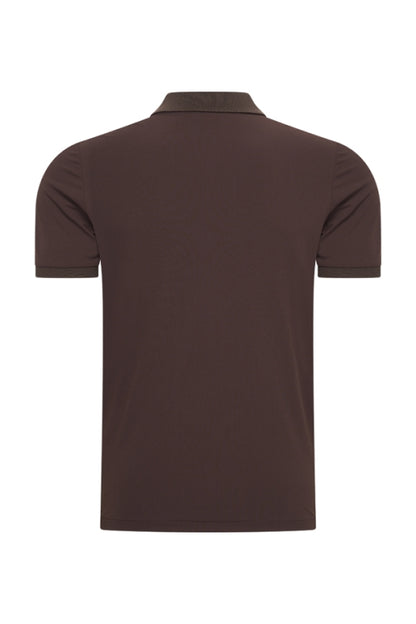 Espresso shiny polo