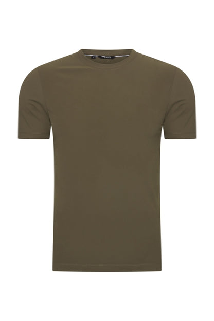 Olive shiny T-shirt