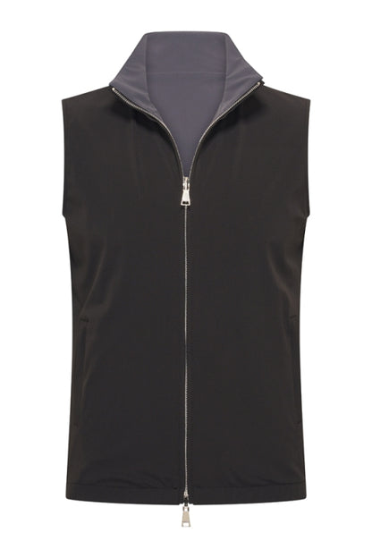 Dark grey & Black re-versible gilet