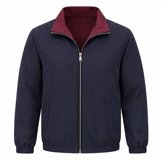 Navy & Burgundy Re-versible Jacket