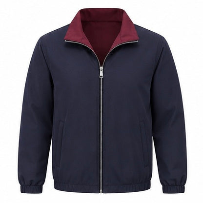 Navy & Burgundy Re-versible Jacket