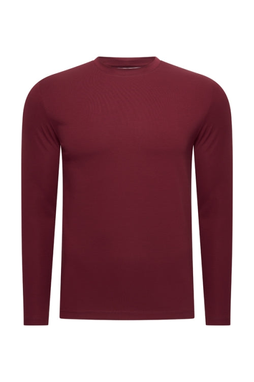 Burgundy glans Longsleeve