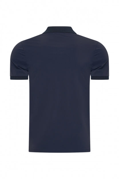 Navy shiny polo
