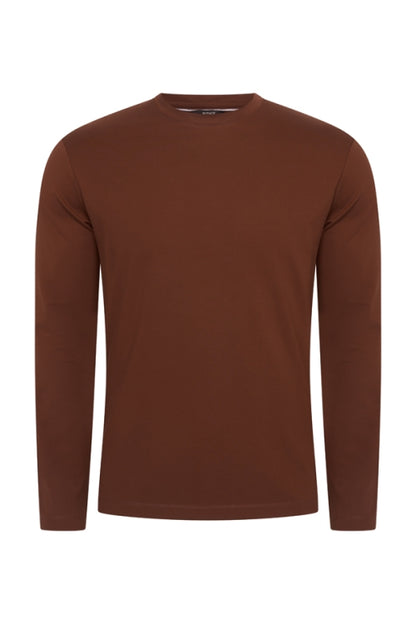 Brown stone shiny Longsleeve