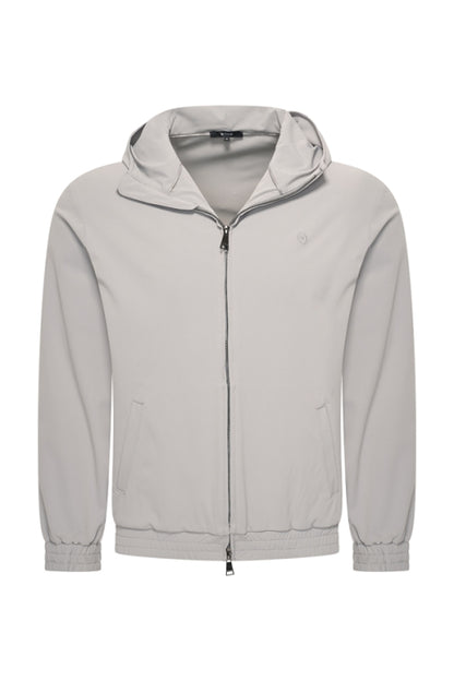Elephant grey hooded jacket