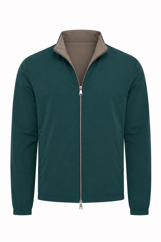 Teal Blue & Falcon re-versible Jacket