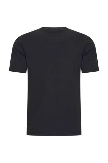 Black shiny T-shirt