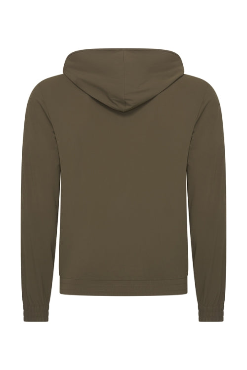 Olive hooded jacket